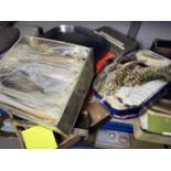 A large selection of fly tying feathers etc.