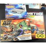 Scalextric C.880 Mighty Metro racing set, boxed (untested); Back to the Future Time Machine, 1:25