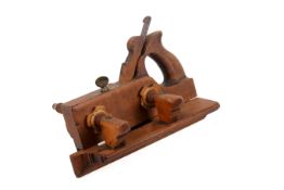 A carpenter's antique 'Mathieson, Edinburgh' wooden plough plane.