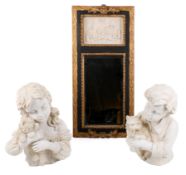 A group of three 20th century reproduction 'Victorian' items.