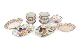 A collection of nine pieces of 19th century English pottery.