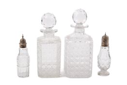 A group of four 19th century glassware.