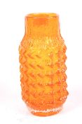 A Geoffrey Baxter for Whitefriars 'pineapple' glass vase.