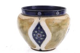 An Art Nouveau Royal Doulton planter jardiniere. Impressed factory marks to base #7808.