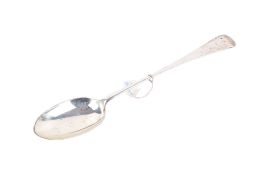 A Victorian silver spoon. Maker James Dixon & Sons Ltd, Sheffield 1896, 131.6g, L29.
