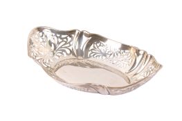 A George V silver fruit dish.