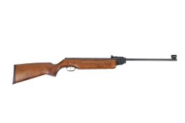 A Weihrauch HW35 break barrel .22 air rifle with open sights. S/n. 1391450. In a sleeve.