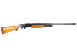 An American Savage model 70 pump action 12 gauge shotgun. S/N D397017.