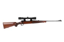 A Winchester model 70 feather weight .270 rifle. S/n. G1551951. With Kassnar scope 3-9 wide angle.