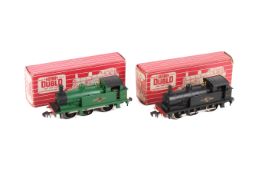 Two Hornby Dublo 00 gauge 2-rail tank locomotives.