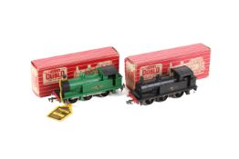 Two Hornby Dublo 00 gauge 2-rail tank locomotives.