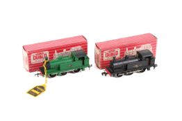 Two Hornby Dublo 00 gauge 2-rail tank locomotives.