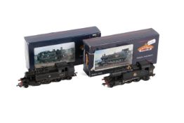 Two Bachmann 00 gauge locomotives. Comprising a 31-454 Ivatt Tank 2-6-2 locomotive, no.