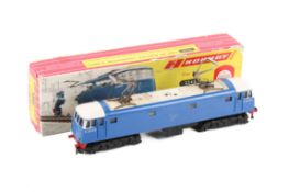 A Hornby Dublo 00 gauge 2-rail 3,33 HP electric locomotive.