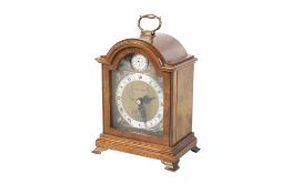 An Elliott Clock walnut bracket style mantel clock, Mappin & Webb Ltd. H17.