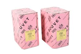 Two cases of six bottles of Bouvet-Ladubay Saumur rose brut wine. 750ml bottles (12).