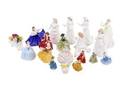 Collection of nineteen assorted 20th century porcelain ornaments.