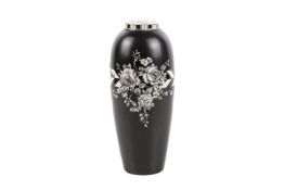A Barker Brothers Ltd Rutland black and white transfer vase.