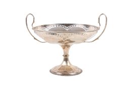 An early 20th century silver tazza.