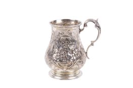 An early Victorian Scottish silver tankard.