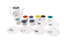 A Susie Copper for Wedgwood coffee service.