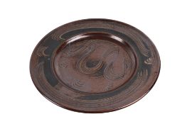 Ray Finch (British 1914-2012) for Winscombe Pottery stoneware dish.