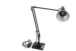 A vintage Herbert Terry anglepoise desk lamp The lamp having a conical shade,