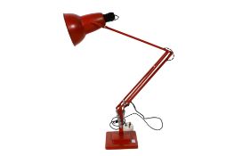 A vintage Herbert Terry anglepoise desk lamp The lamp having a conical shade,