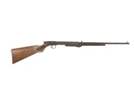 A vintage under lever air rifle
