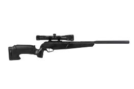 Stoeger 177 break barrel air rifle with Stoeger 3-9x40 scope and bag