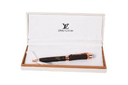 A Louis Vuitton ballpoint pen.