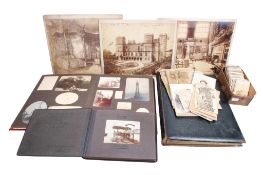 A mixed collection of Albumen photographs.