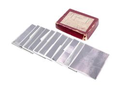 A small collection of photographic 4 x 5 inch glass negatives.