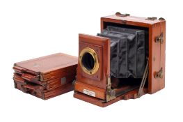 A J. Jr Lancaster & Son 'Le Meritoire' Antique Field camera.