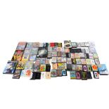 A large collection of computer game cassettes.