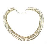 14 k Gelbgold Halscollier, 28,8 gr., L 40 cm