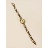 Silber Damen Armbanduhr mit Gliederarmband, 835 Silber, intakt, 19,2 gr., L 17 cm