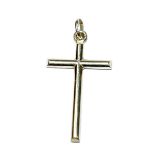 18 k Gelbgold Kreuz-Anhänger, 3,3 gr., L 5 cm