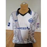 EVERTON TEAM NUMBER 7 MARCUS BENT MASTERS TOURNAMENT WORN SHIRT