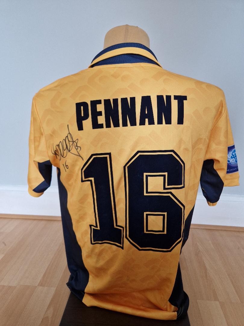 LIVERPOOL TEAM NUMBER 16 JERMAINE PENNANT MASTERS TOURNAMENT WORN SHIRT - Image 2 of 4