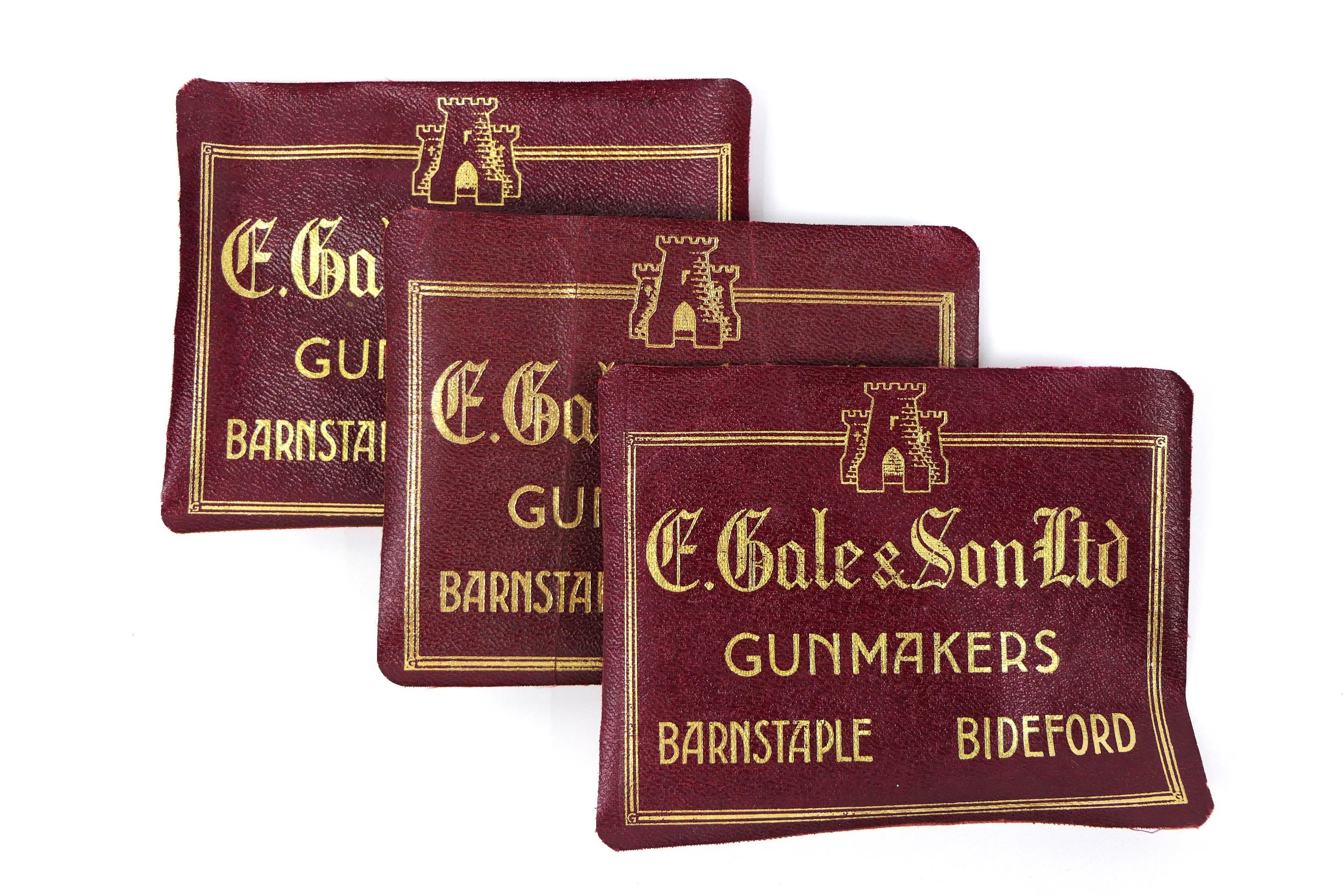 E Gale Son Ltd Gunmakers Barnstaple Bideford Three Leatherette e-gale-son-ltd-gunmakers-barnstaple-bideford-three-leatherette