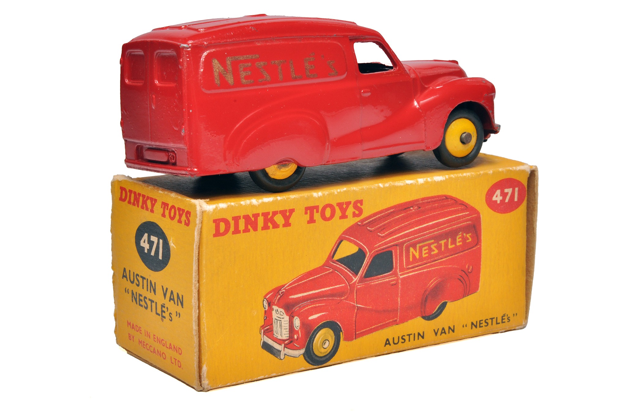 Dinky No. 471 Austin Van. Nestle's. Displays generally very good, some ...