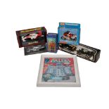 An assorted group of models to include slot cars inc scalextric, Corgi Lotus Set 32 and Matchbox