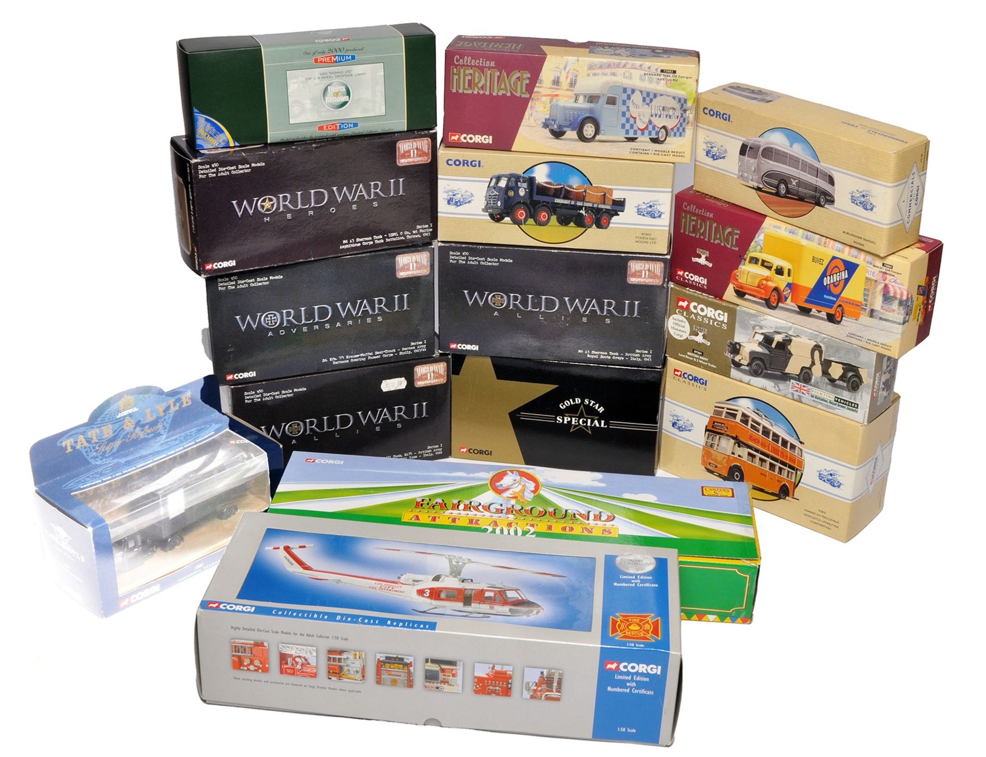 Corgi Toys diecast Commercial & Military Vehicles issues x15, Comprising of; No 97955 Foden G&C