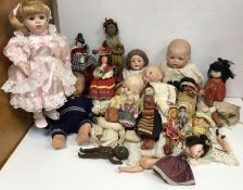 An Armand Marseille baby doll together with another and one other similar together with various