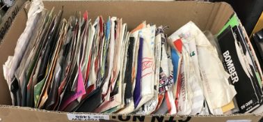 A collection of 45rpm single records including RATSY 