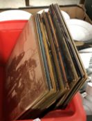 A collection of vintage LPs to include Drew's Brew signed Drew Taylor,