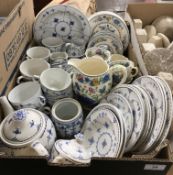 A box containing various 