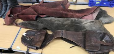 A pair of mid 20th Century Italian leath