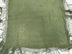 A brown leatherette suitcase containing